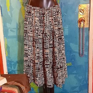 Vintage Vanna White Broom Skirt- Large -Unique